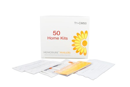 Mailers Home Kit Hemosure® Without Tube NonSterile IFOB by Hemosure, Inc.  ID T1-CM50